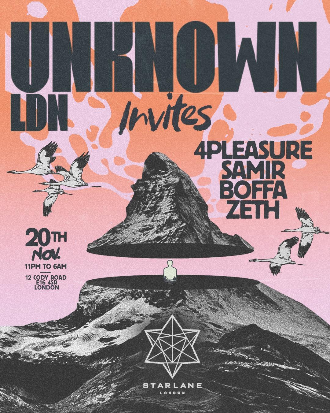 Unknown LDN invites - Starlane Pizza Bar