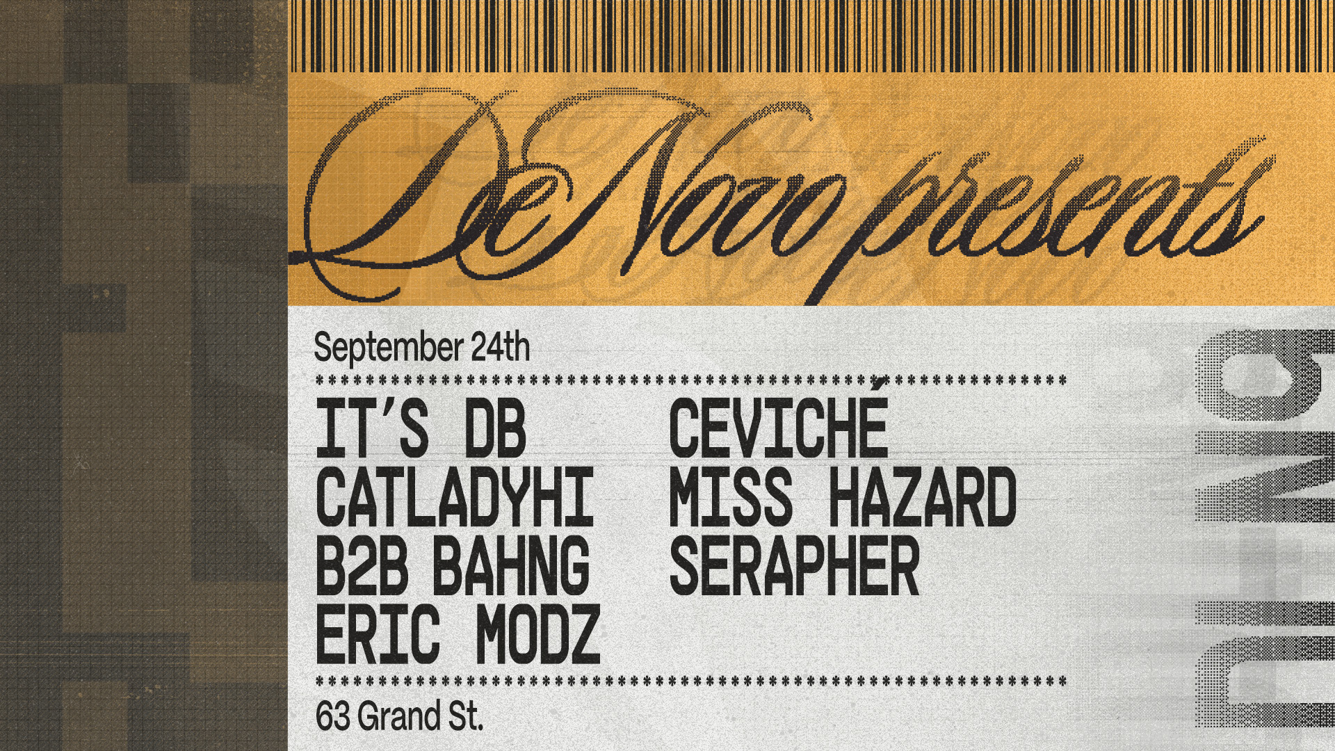 De Novo presents: It’s db, CatLadyHi, Bahng, Eric Modz, Zaid K, Miss Hazard, Serapher, ceviché - Dead Letter No. 9