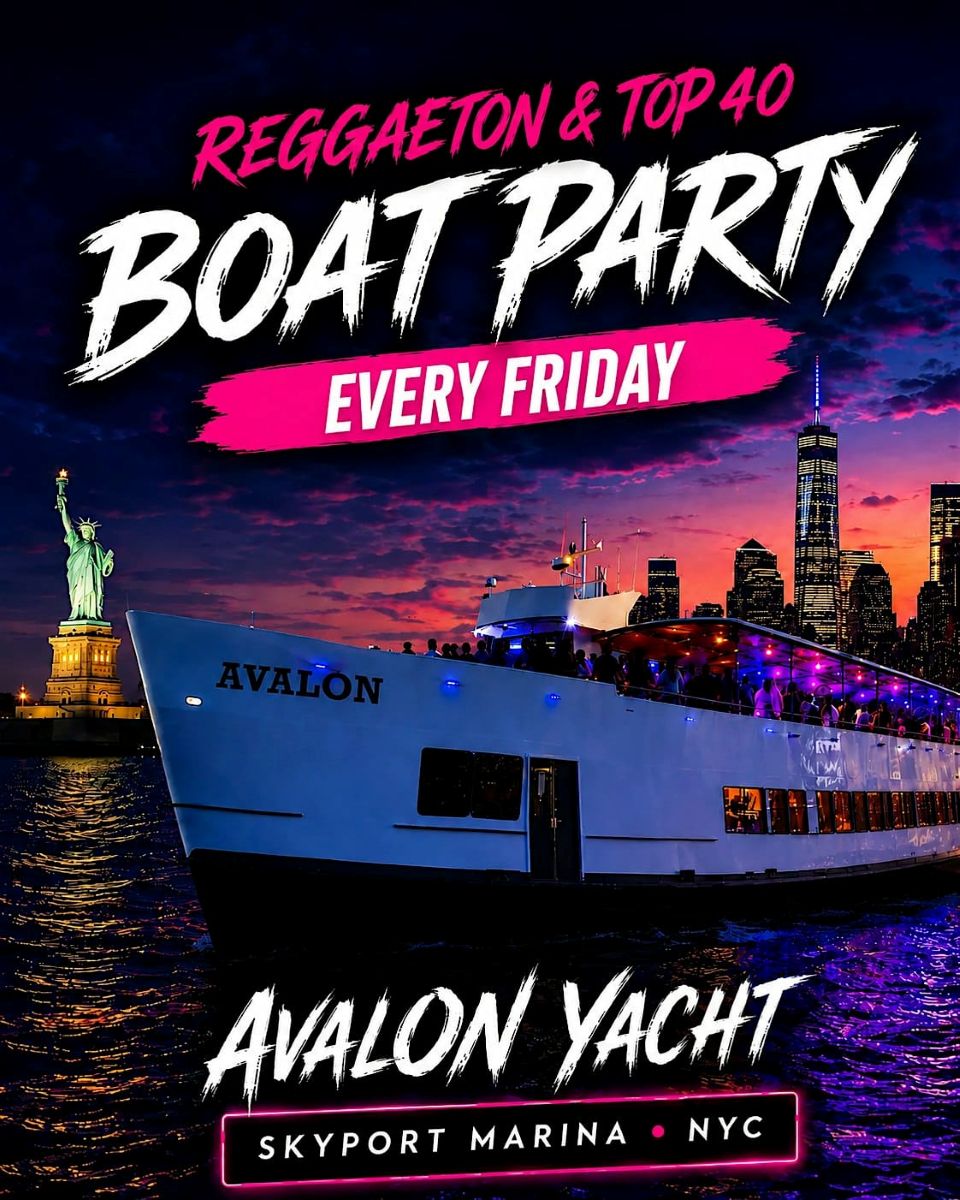Reggaeton Boat Party NYC - Avalon Yacht – Oct 9