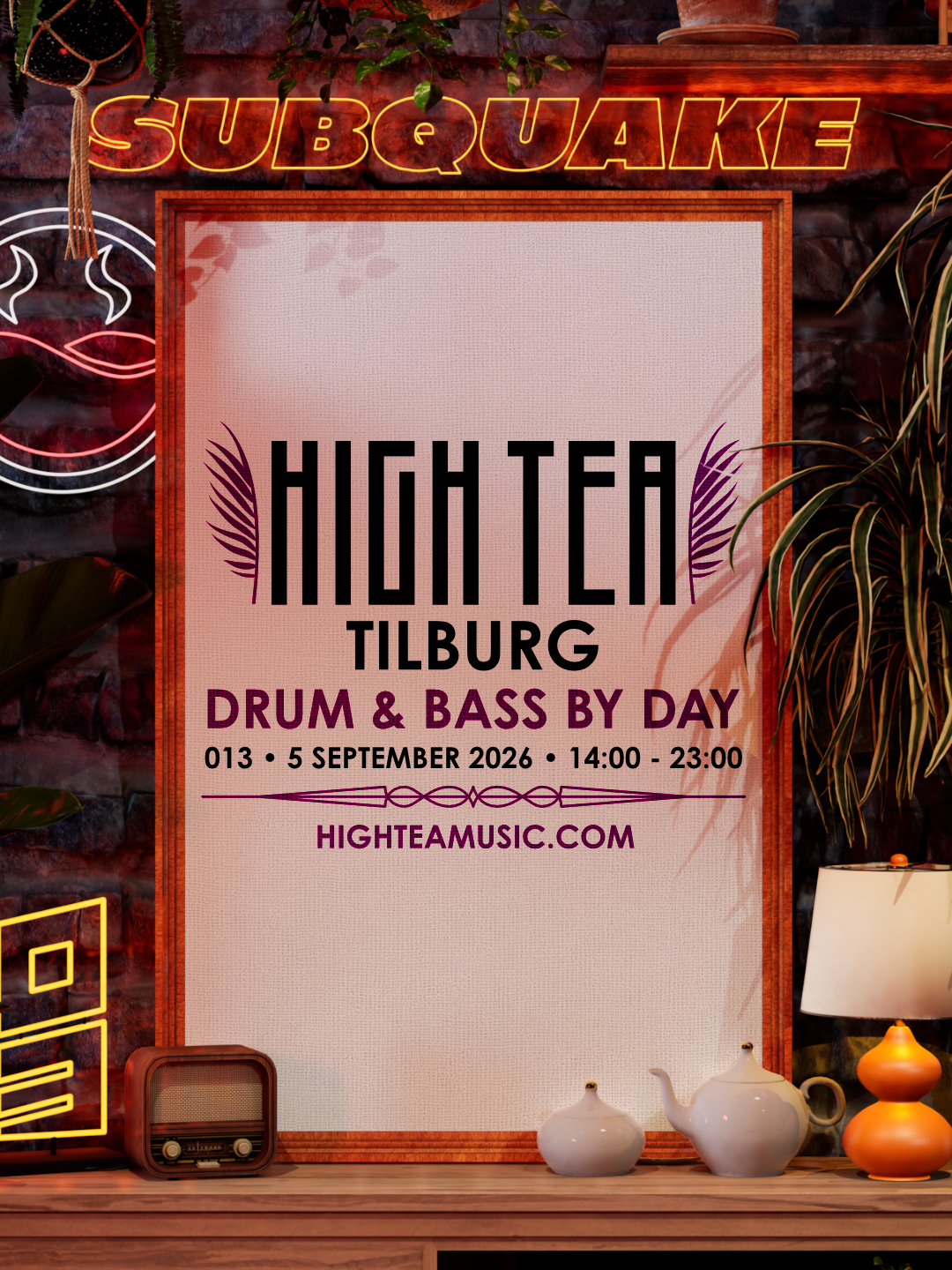 HIGH TEA Tilburg x SUBQUAKE