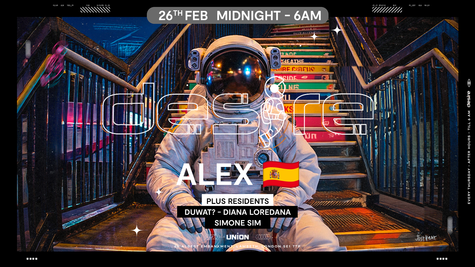 DESIRE - Weekly Thursday After Party - ALEX