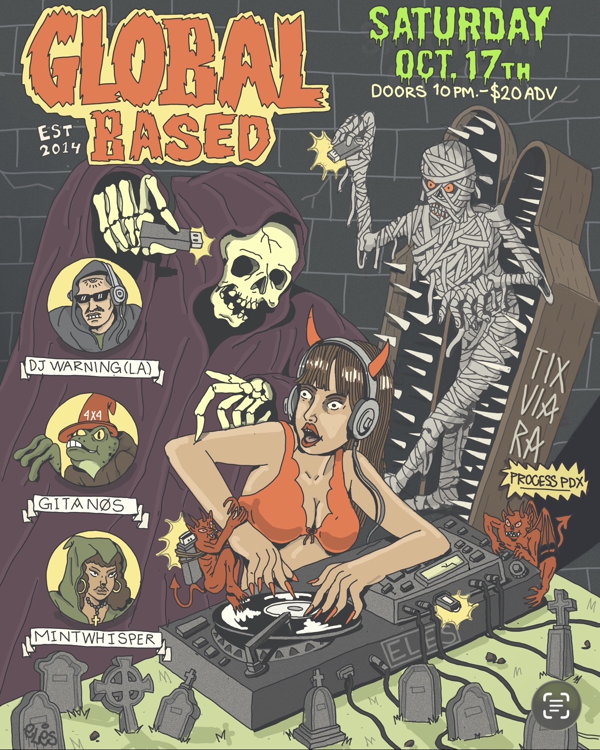 Global Based + 4X4 PRESENT: Dj Warning (LA)