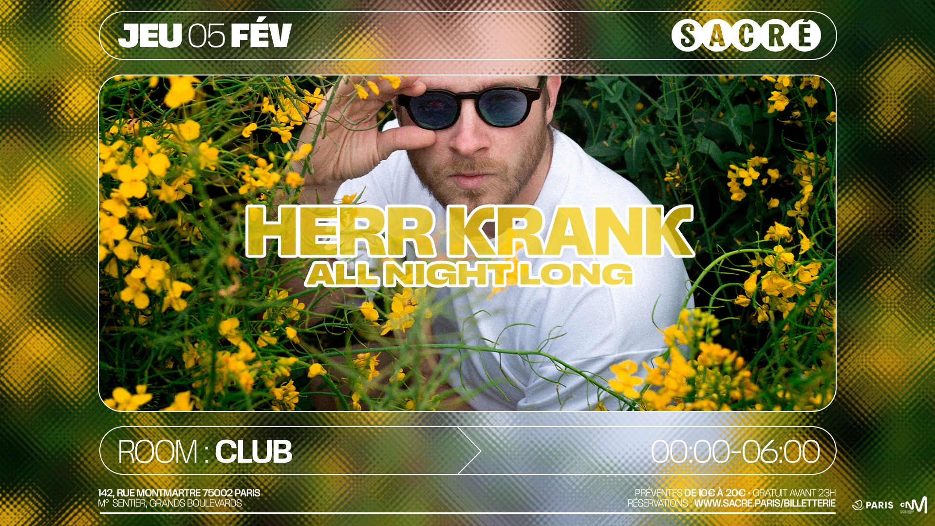 Sacré présente: Herr Krank all night long