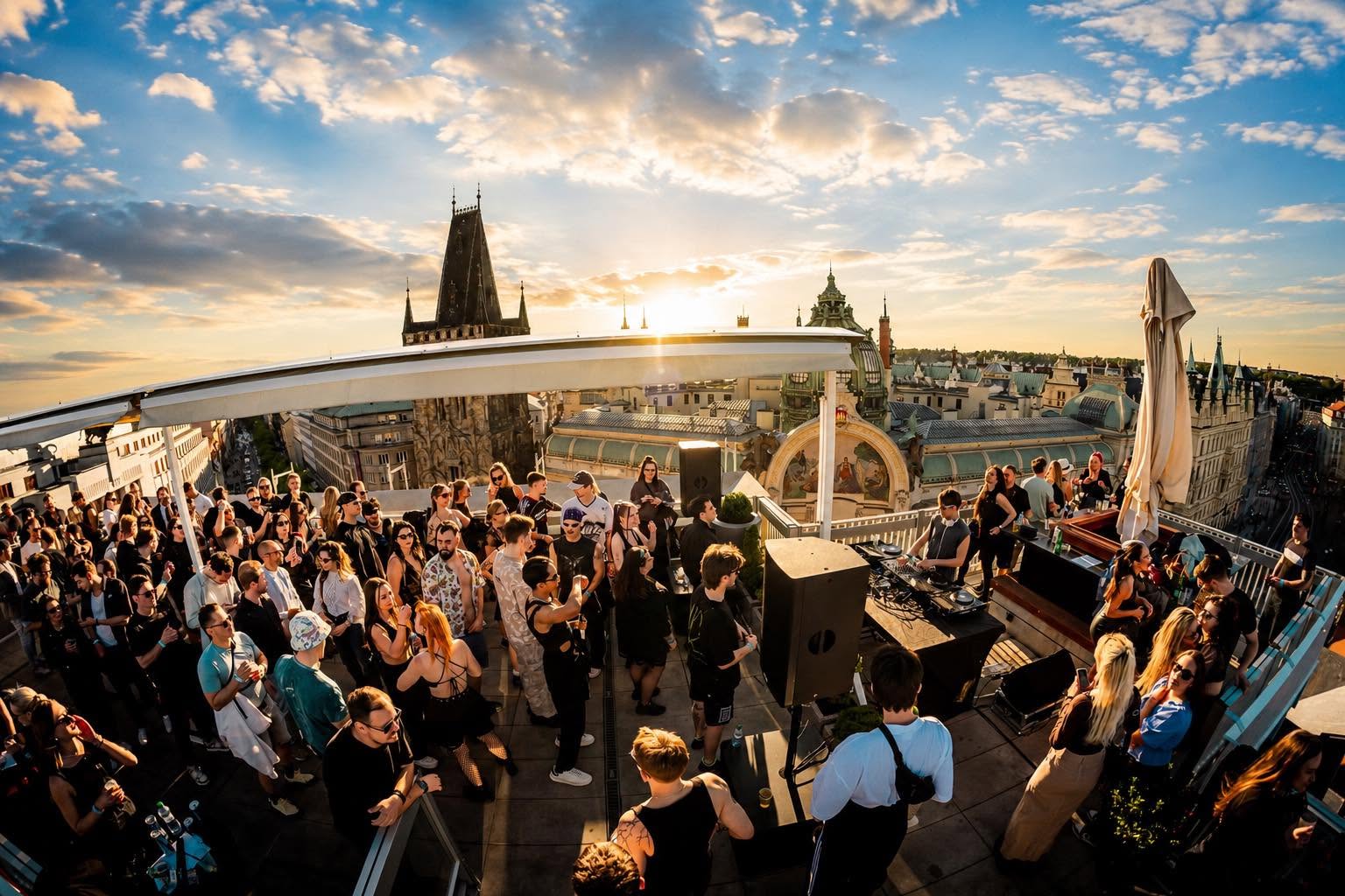 Rave Rooftop with Golpe