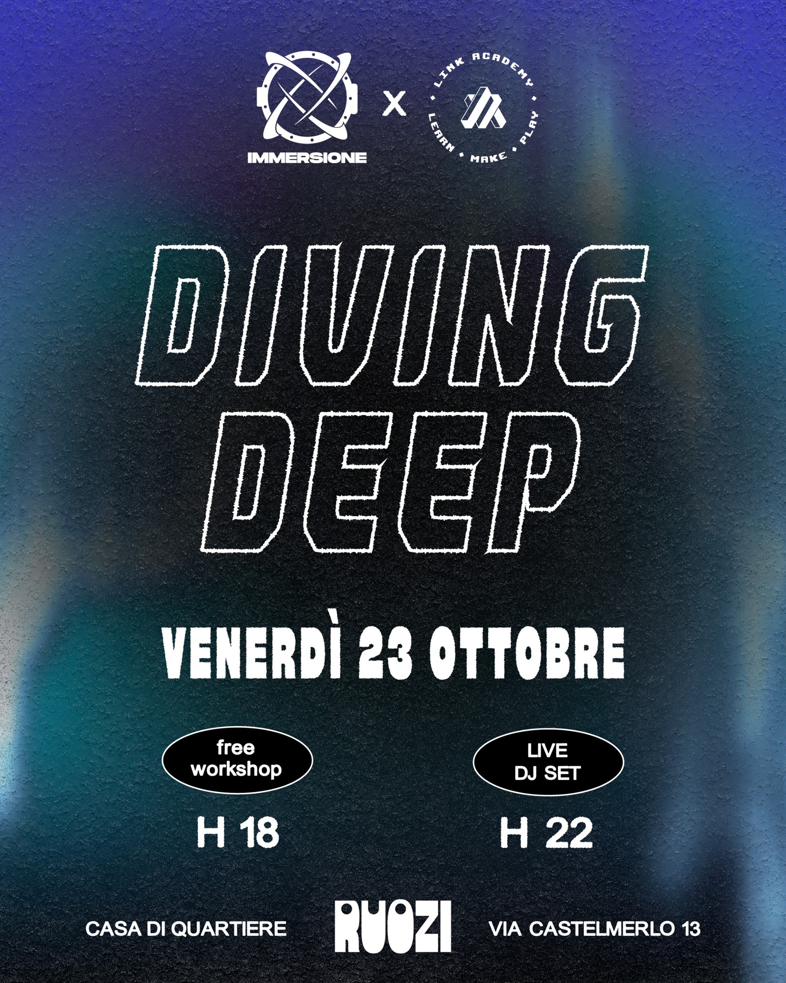 DIVING DEEP Immersione × Link Academy