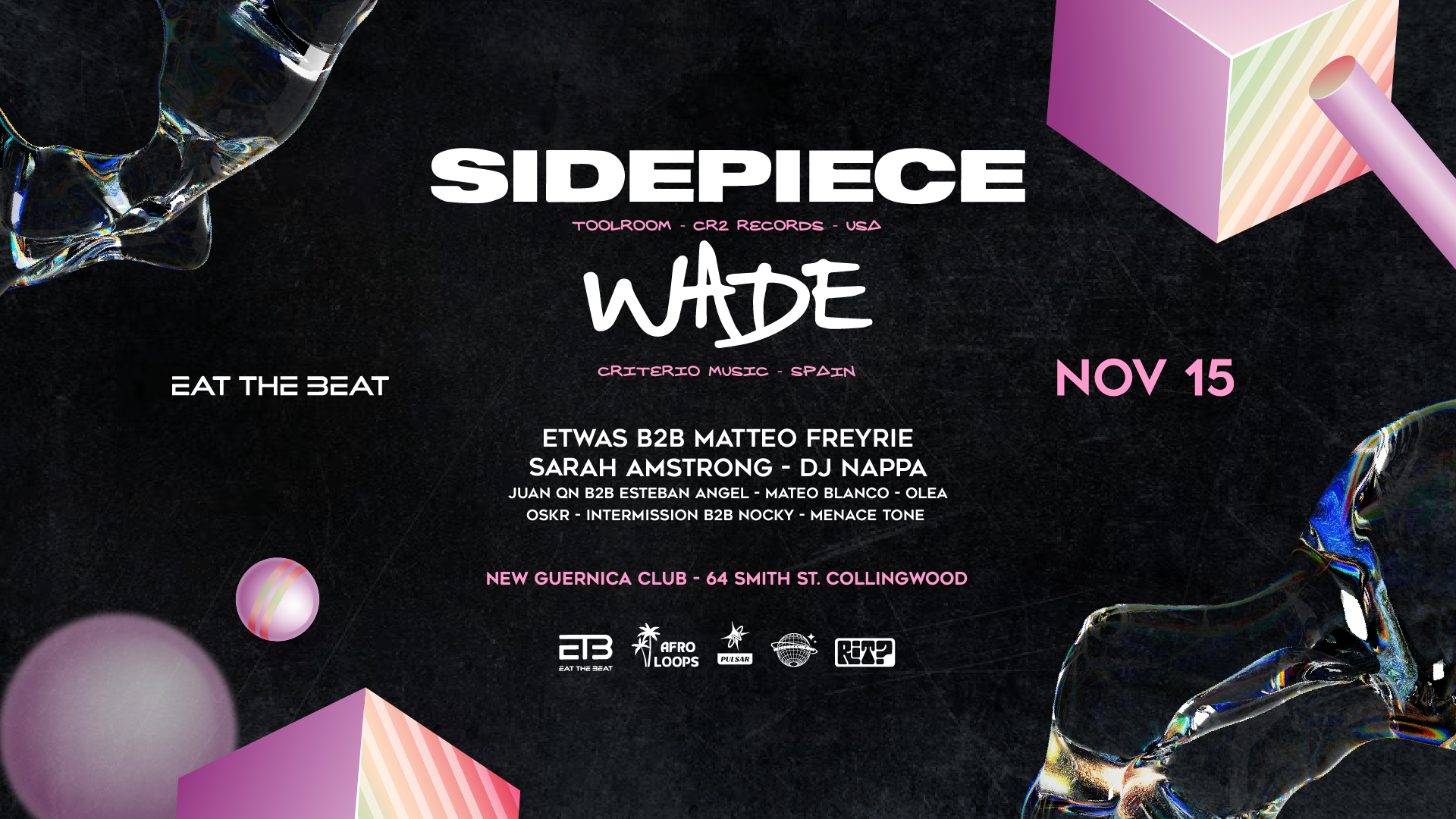 Eat The Beat pres: SIDEPIECE & Wade (Night Party)