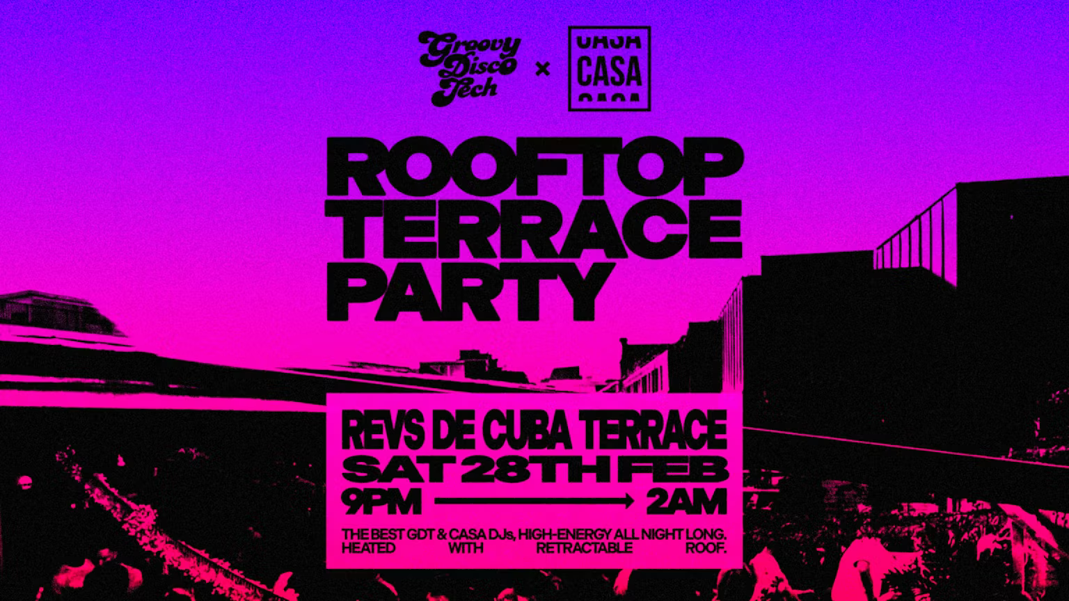 CASA X GDT: Rooftop Terrace Party