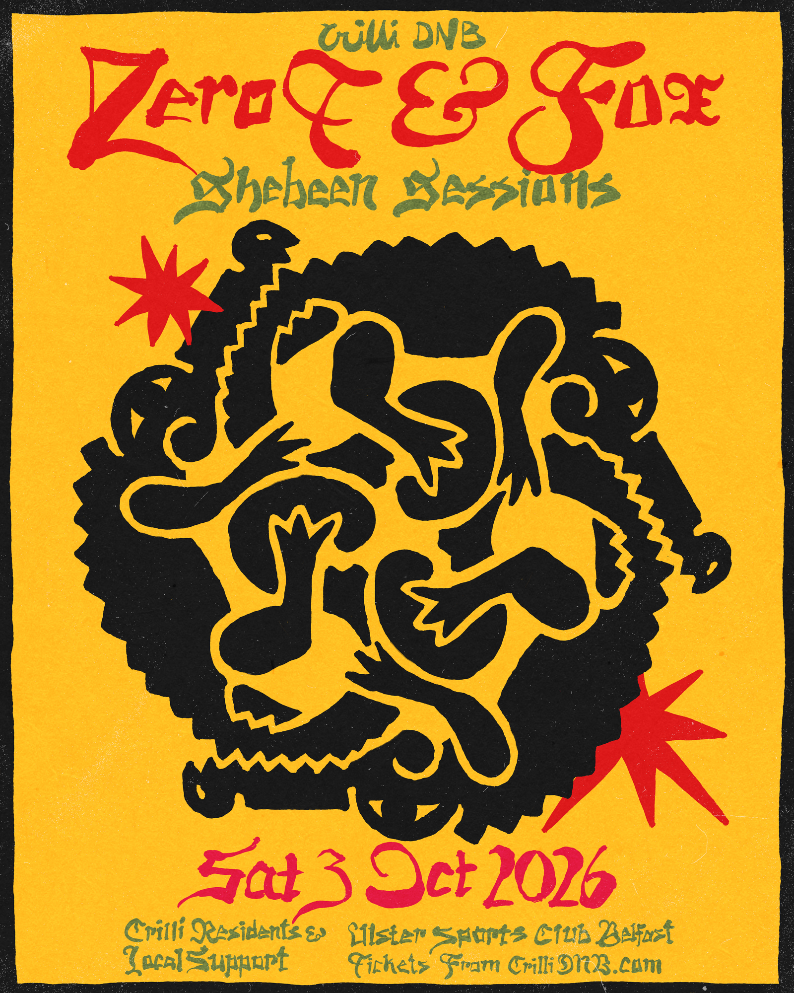 Crilli DNB presents Shebeen Sessions with Zero T and Fox