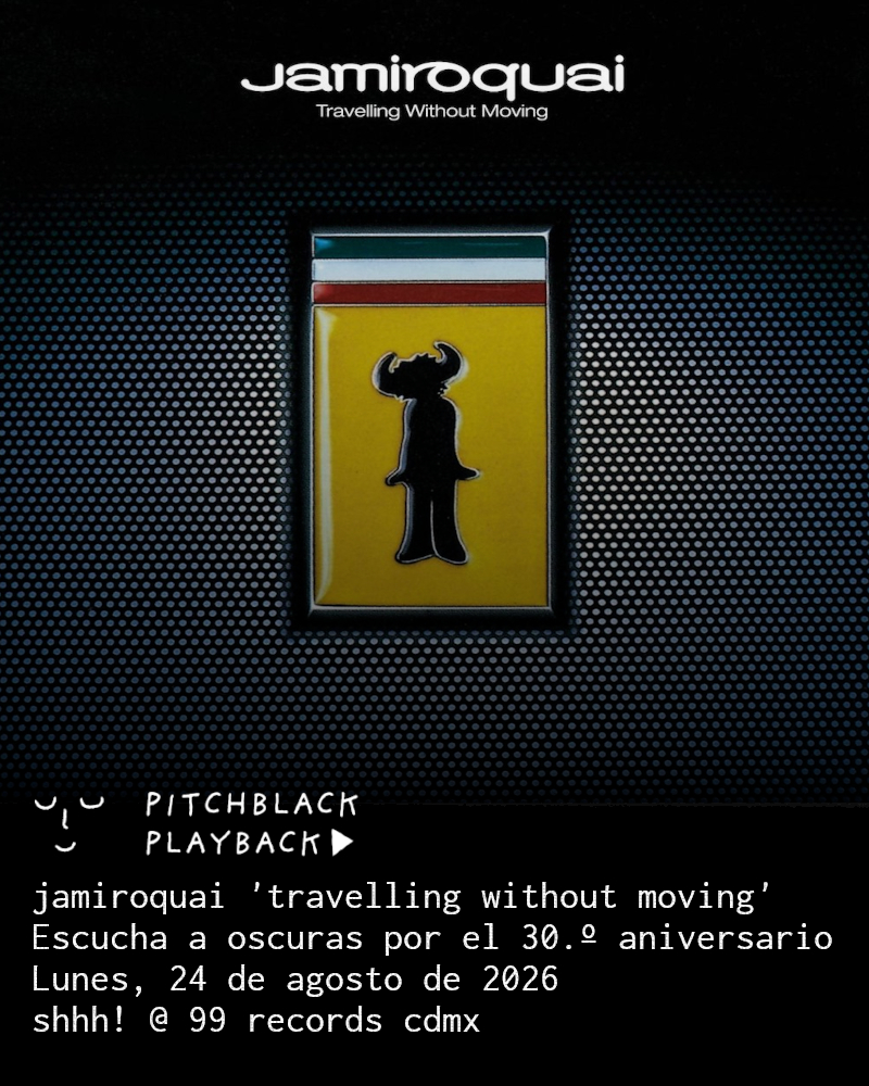 Pitchblack Playback: Jamiroquai 'Travelling Without Moving' (30 aniversario)