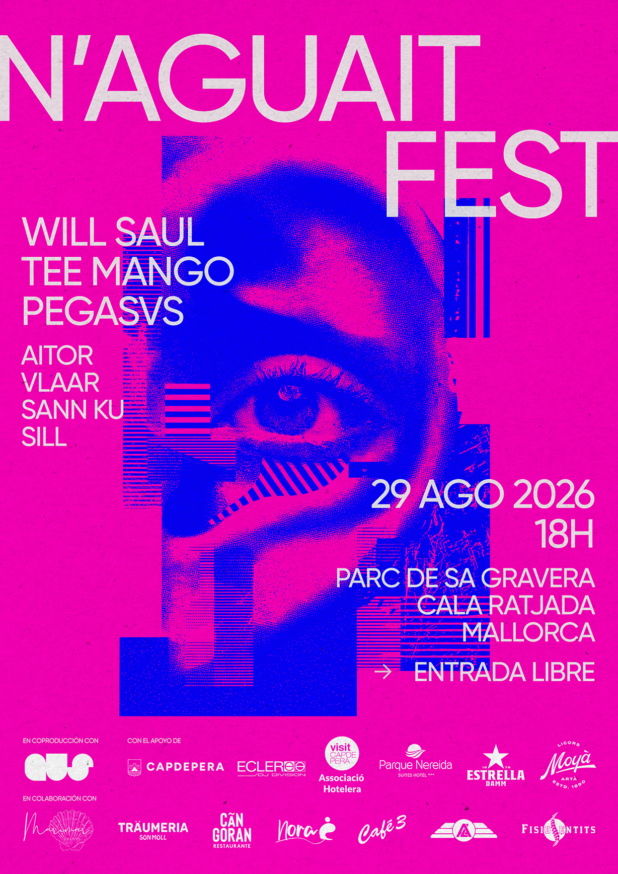 Will Saul event flyer