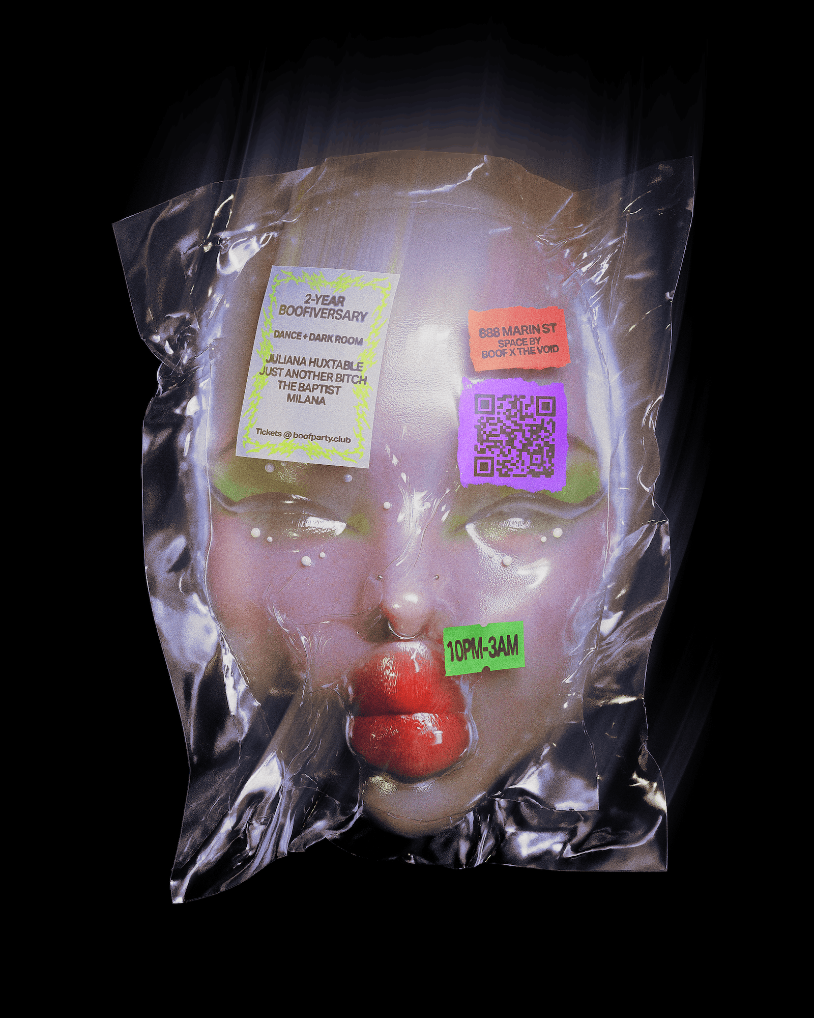 BOOFIVERSARY with Juliana Huxtable (QUEER WAREHOUSE RAVE)