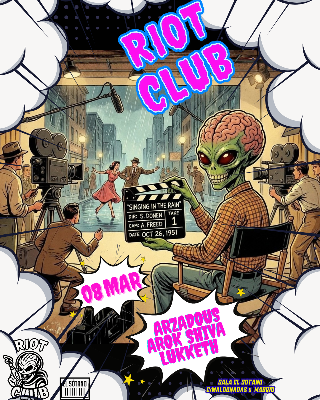 RIOT CLUB: Arzadous, Arok Shiva, Lukketh