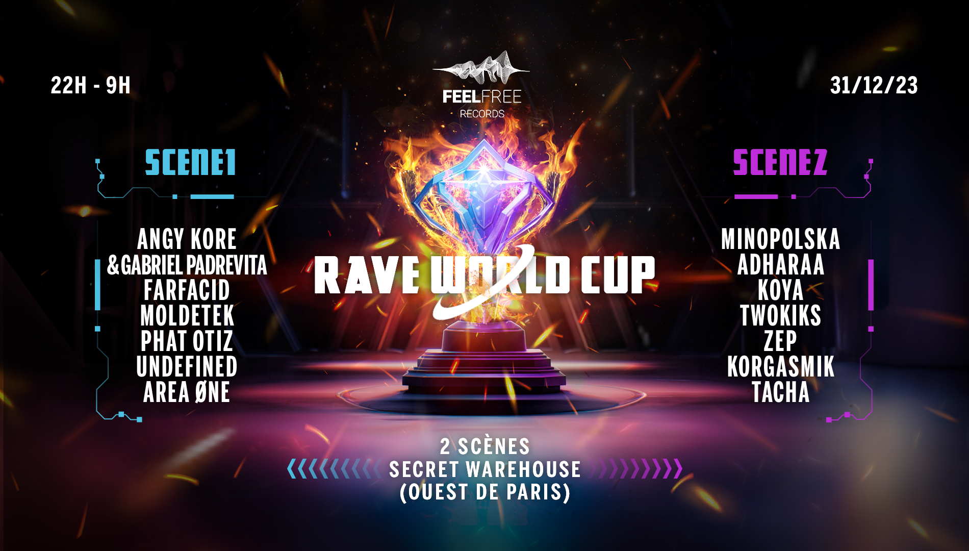 FFR • RAVE WORLD CUP at TBA - Secret Place Paris, Paris