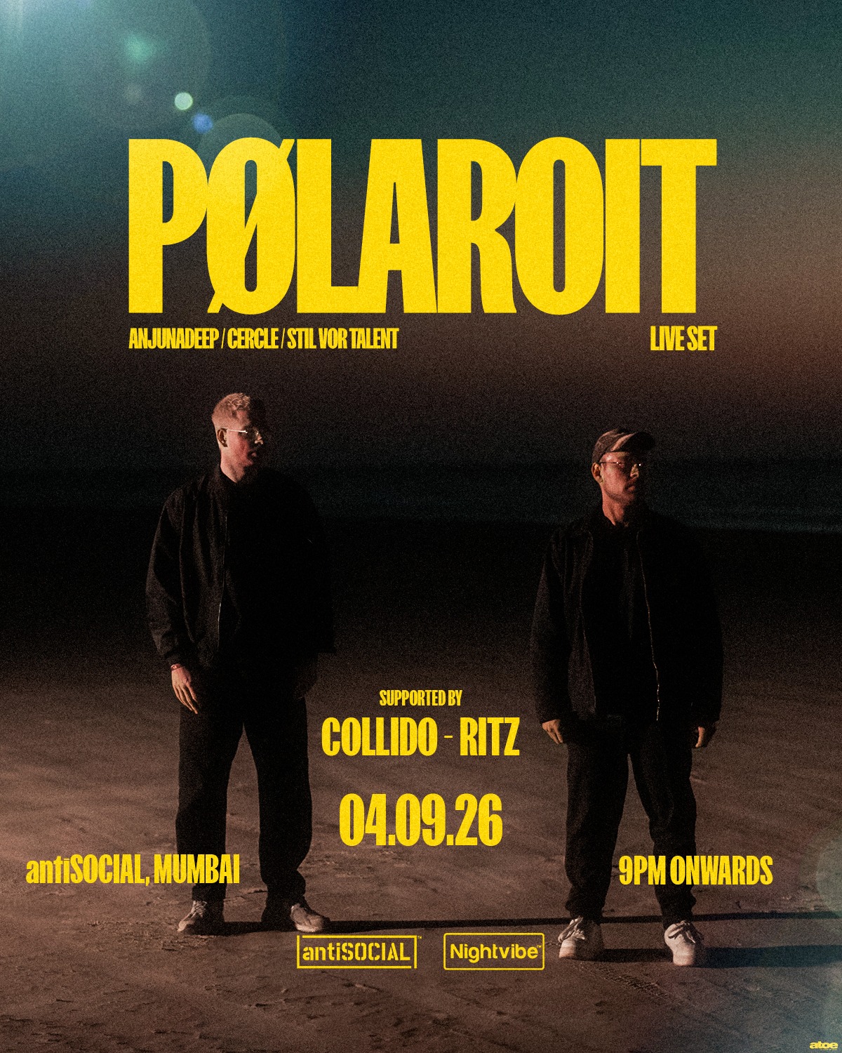 Nightvibe presents pølaroit LIVE SET (Cercle/Anjunadeep), Mumbai