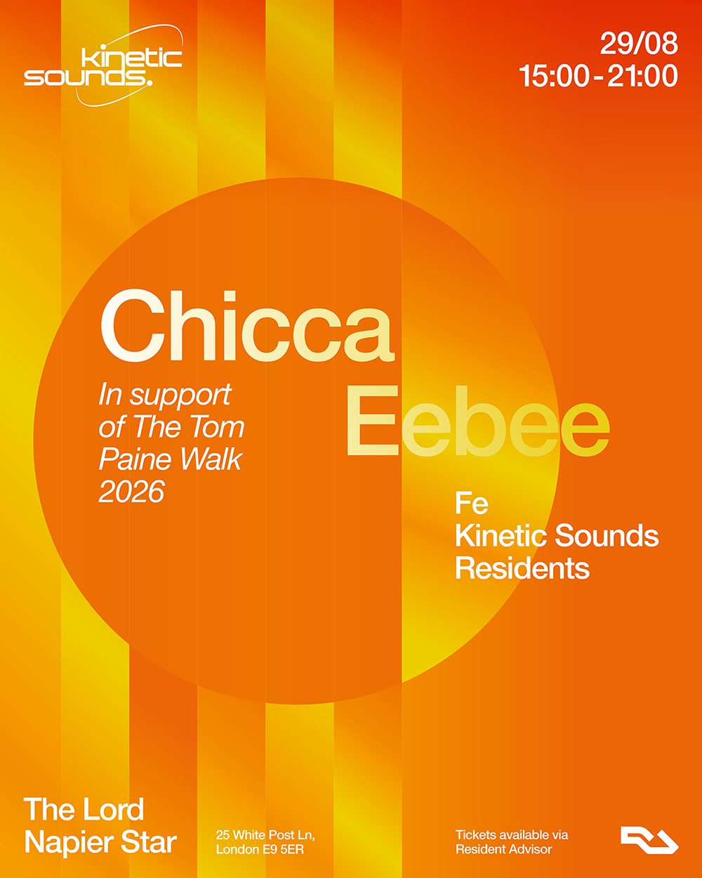Kinetic Sounds Records in aid of Tom Paine Walk 2026 - Lord Napier