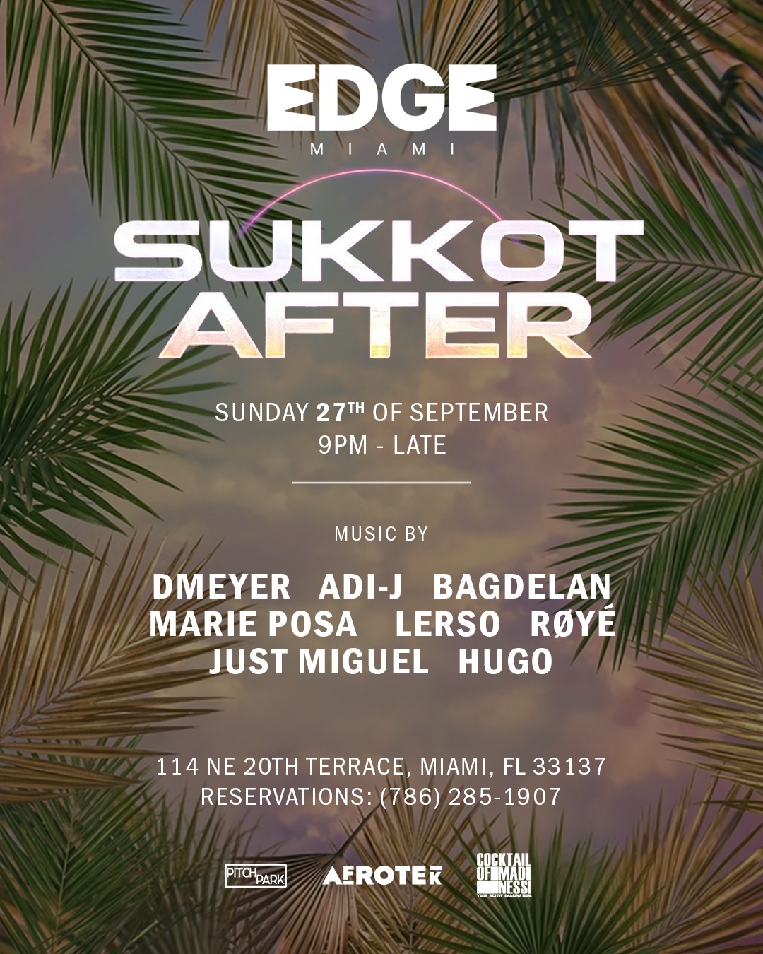 Sukkot After: ADI-J, RØYÉ, DMEYER, BAGDELAN, LERSO