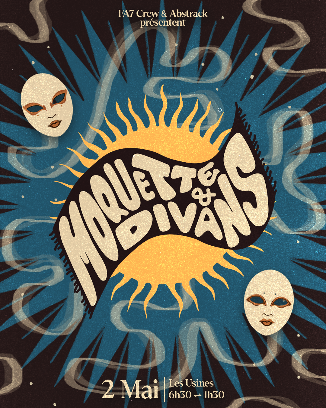 Moquette&Divans (FA7 CREW x Abstrack 15 ans)