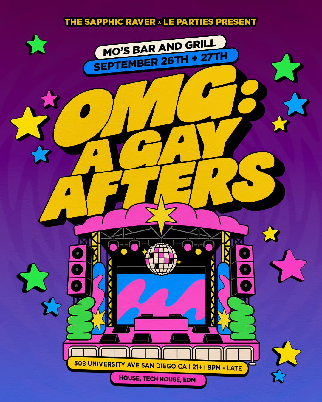 OMG: A Gay Afters (Saturday CRSSD Afterparty)