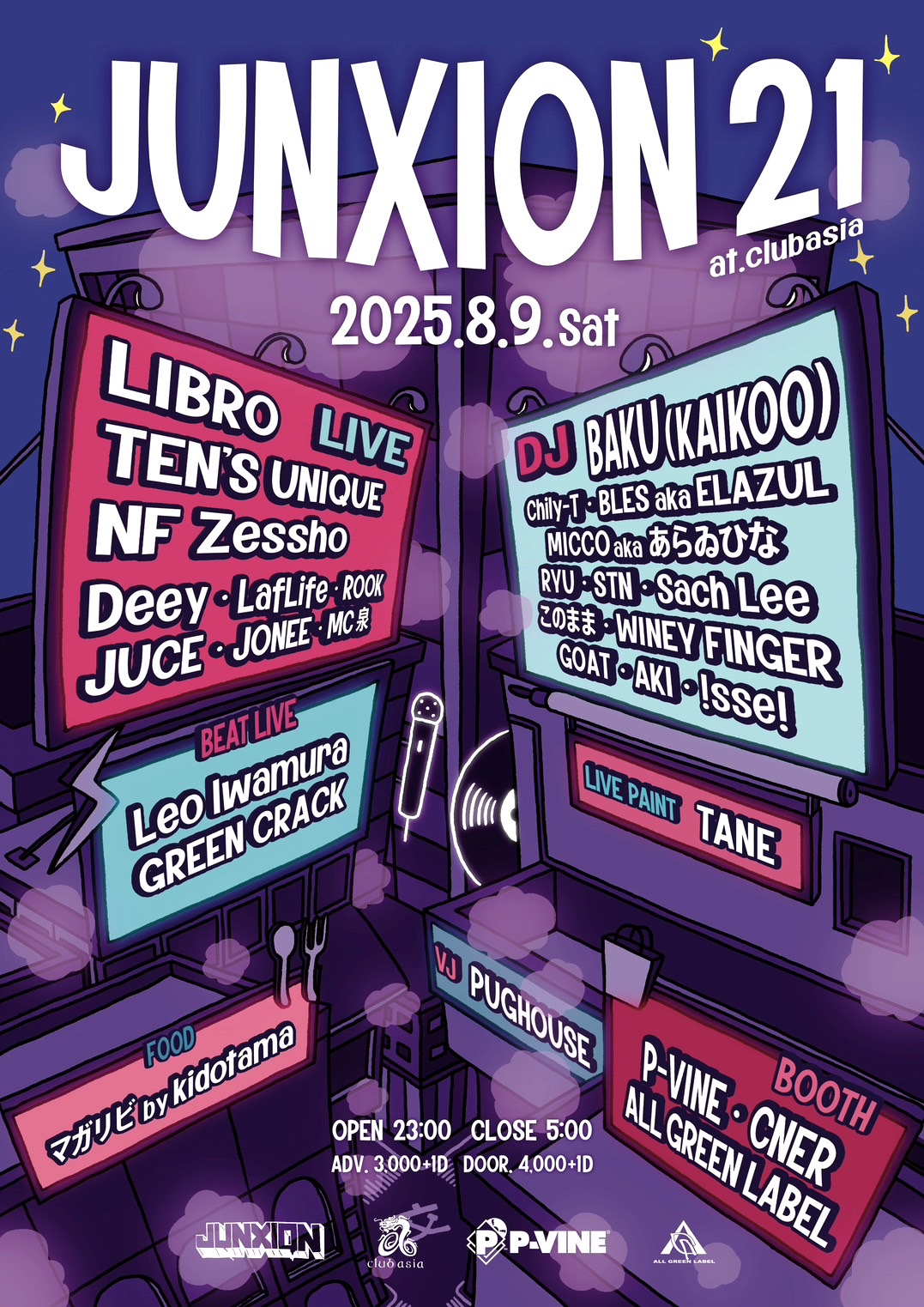 JUNXION 21 at clubasia, Tokyo