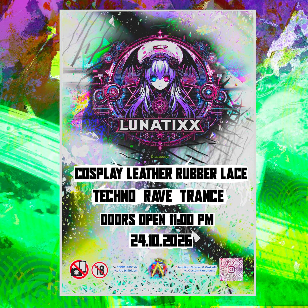 Lunatixx invades Athens