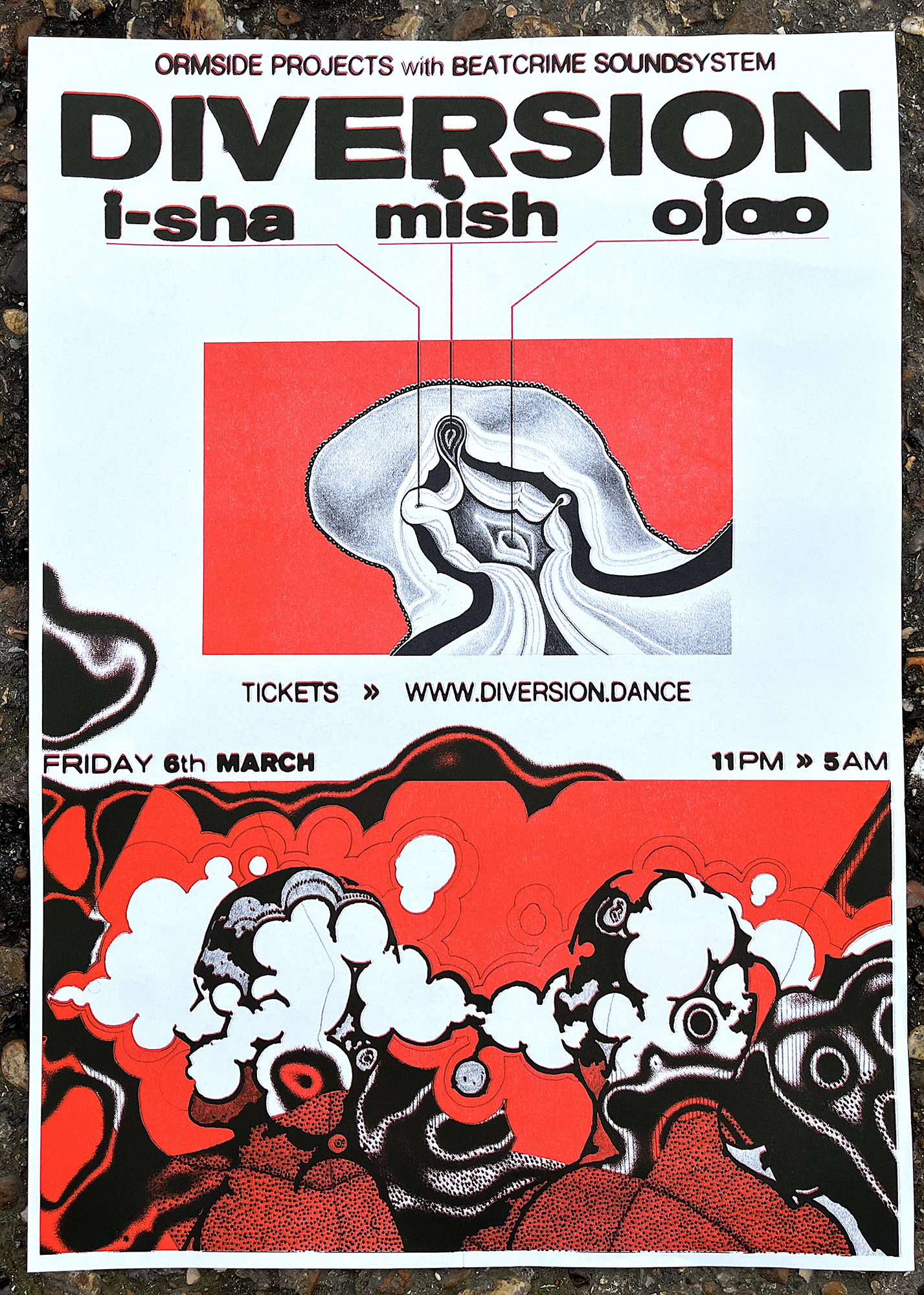 DIVERSION with ojoo, i-sha + mish on Beatcrime soundsystem