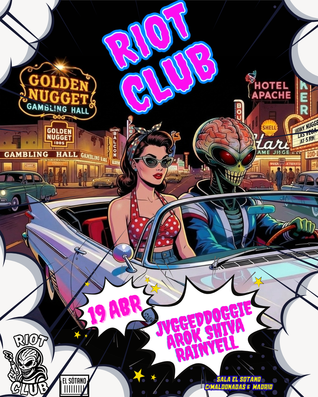 RIOT CLUB: JvggedDoggie, Arok Shiva, Rainyell