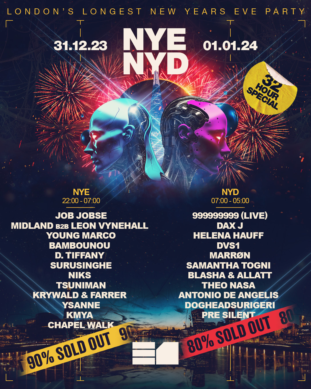 E1 x Percolate: 30 Hour Party [NYE + NYD]