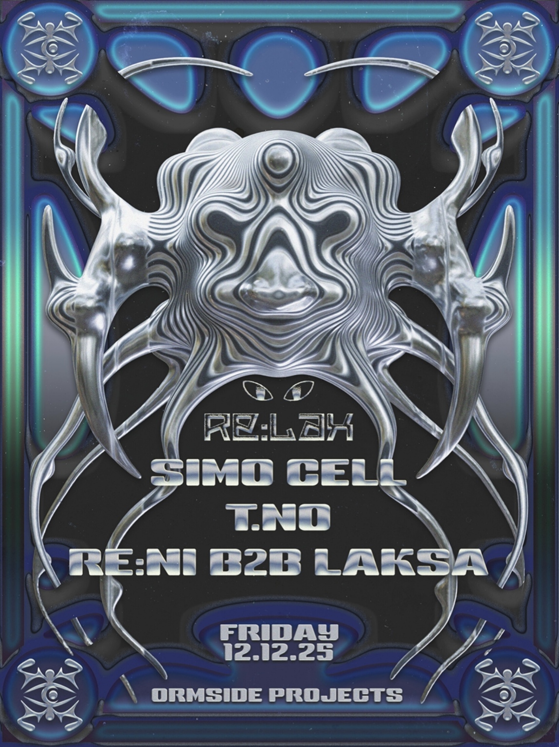 re:lax w/ Simo Cell, T.NO, re:ni b2b Laksa