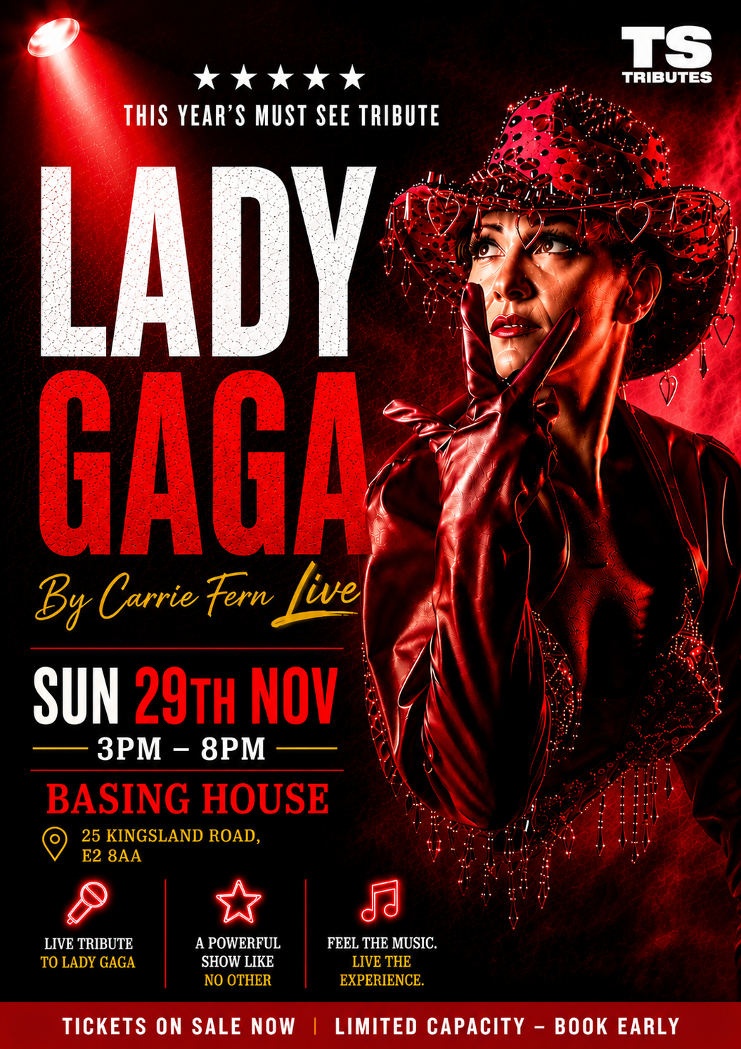 Lady Gaga Tribute by Carrie Fern Live