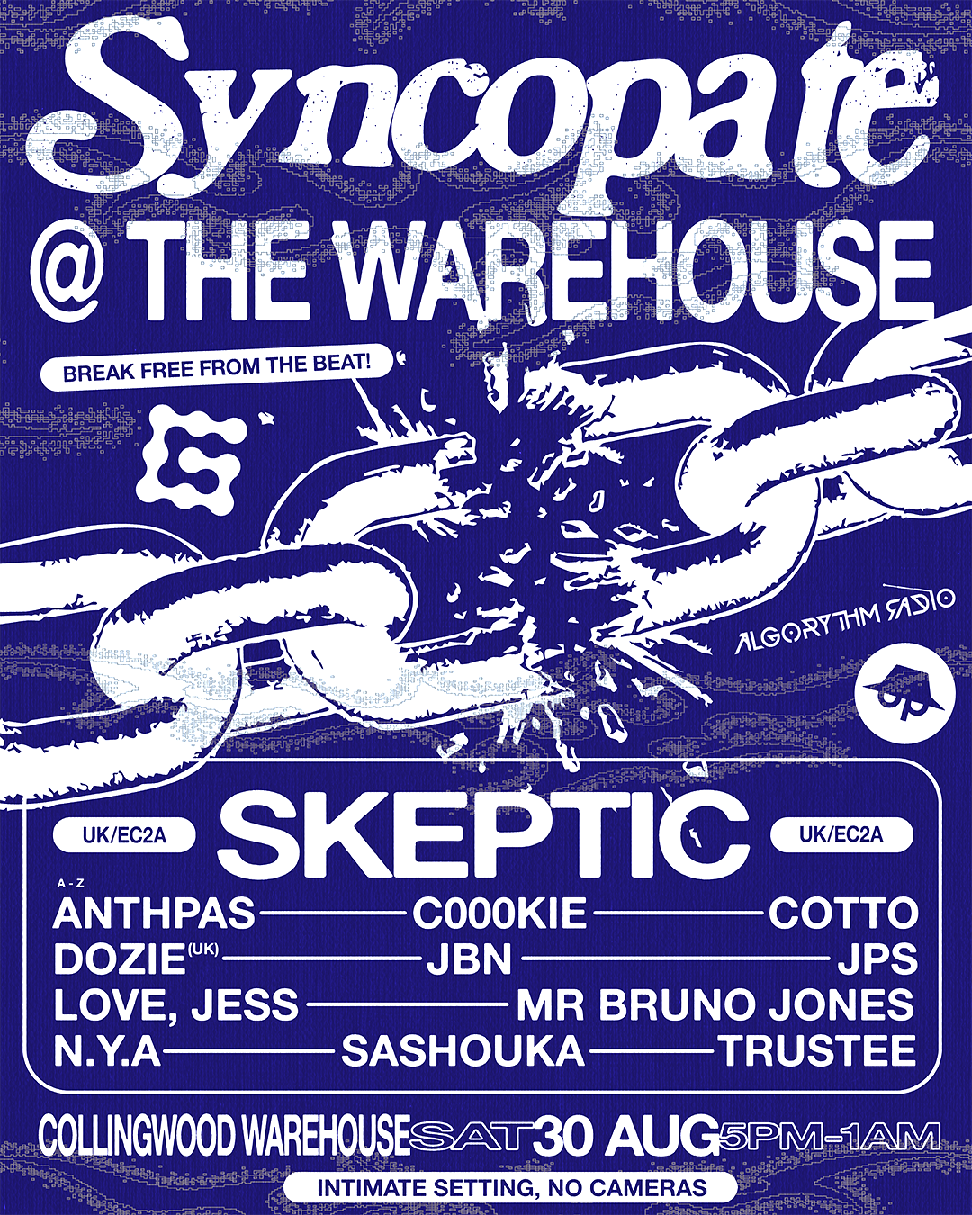 The Operatives & Guerrilla pres Syncopate with Skeptic [UK] & More