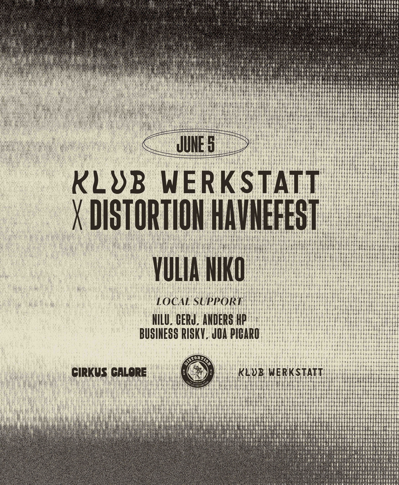 Klub Werkstatt x Distortion Havnefest