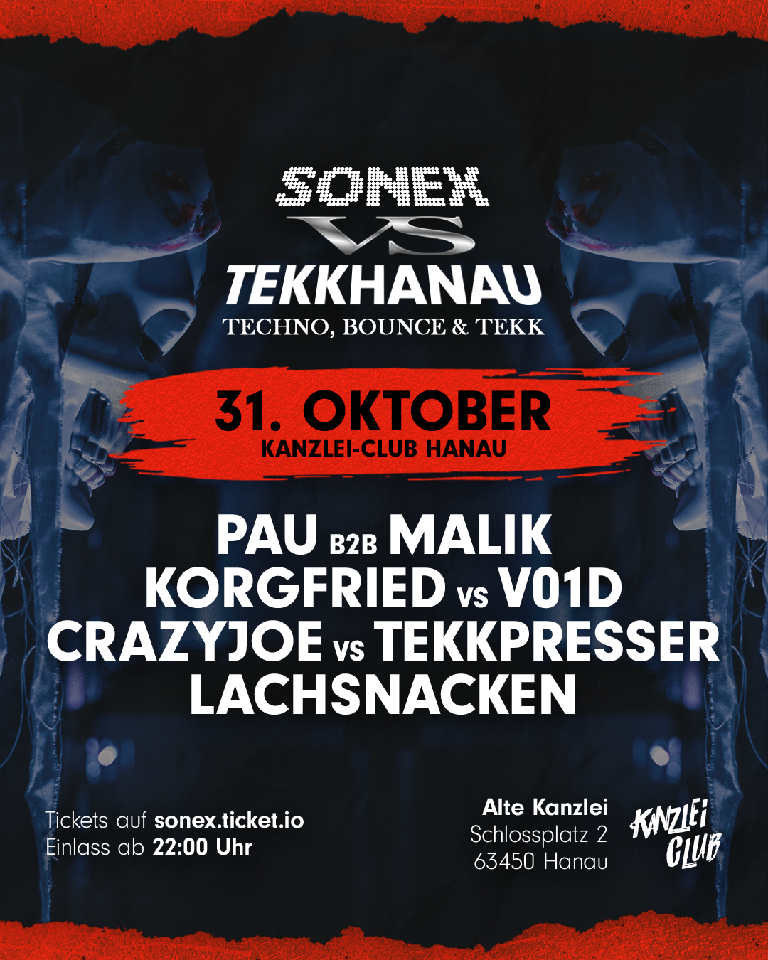 SONEX vs. TEKKHANAU (Halloween 2026)