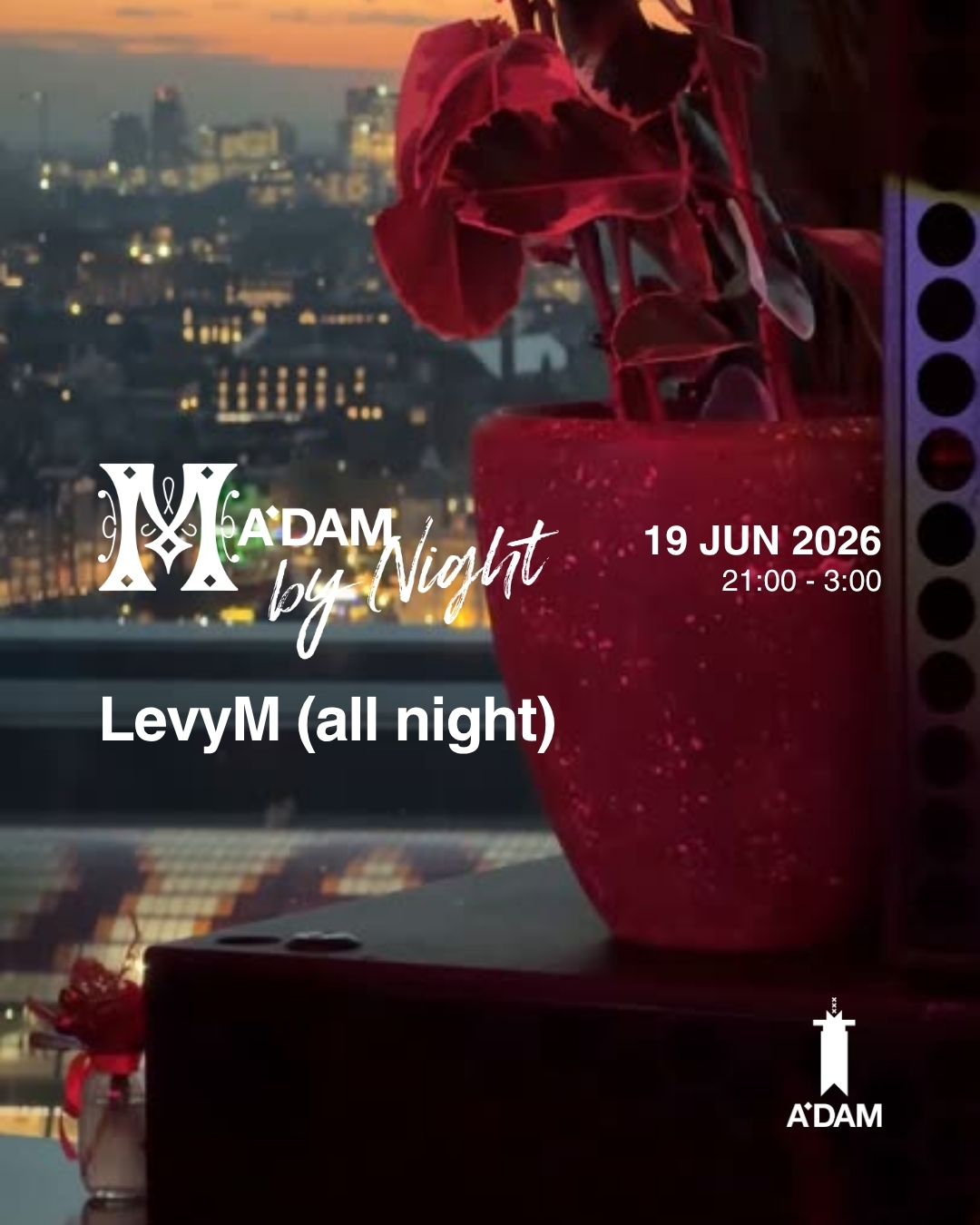 Madam by Night invites: Ópalo presents: LevyM (all night)