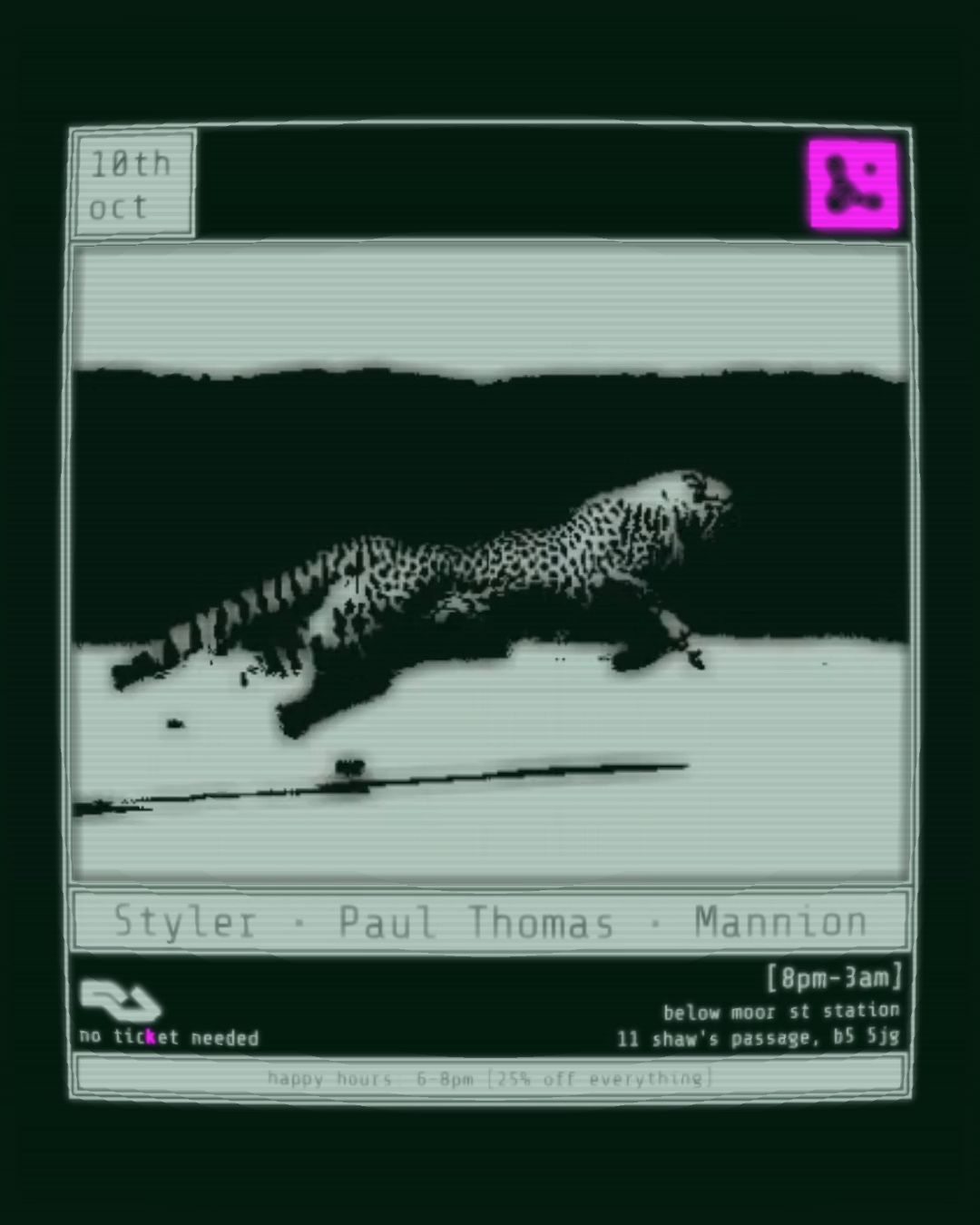 Paul Thomas, Mannion + Styler at komunal, Digbeth