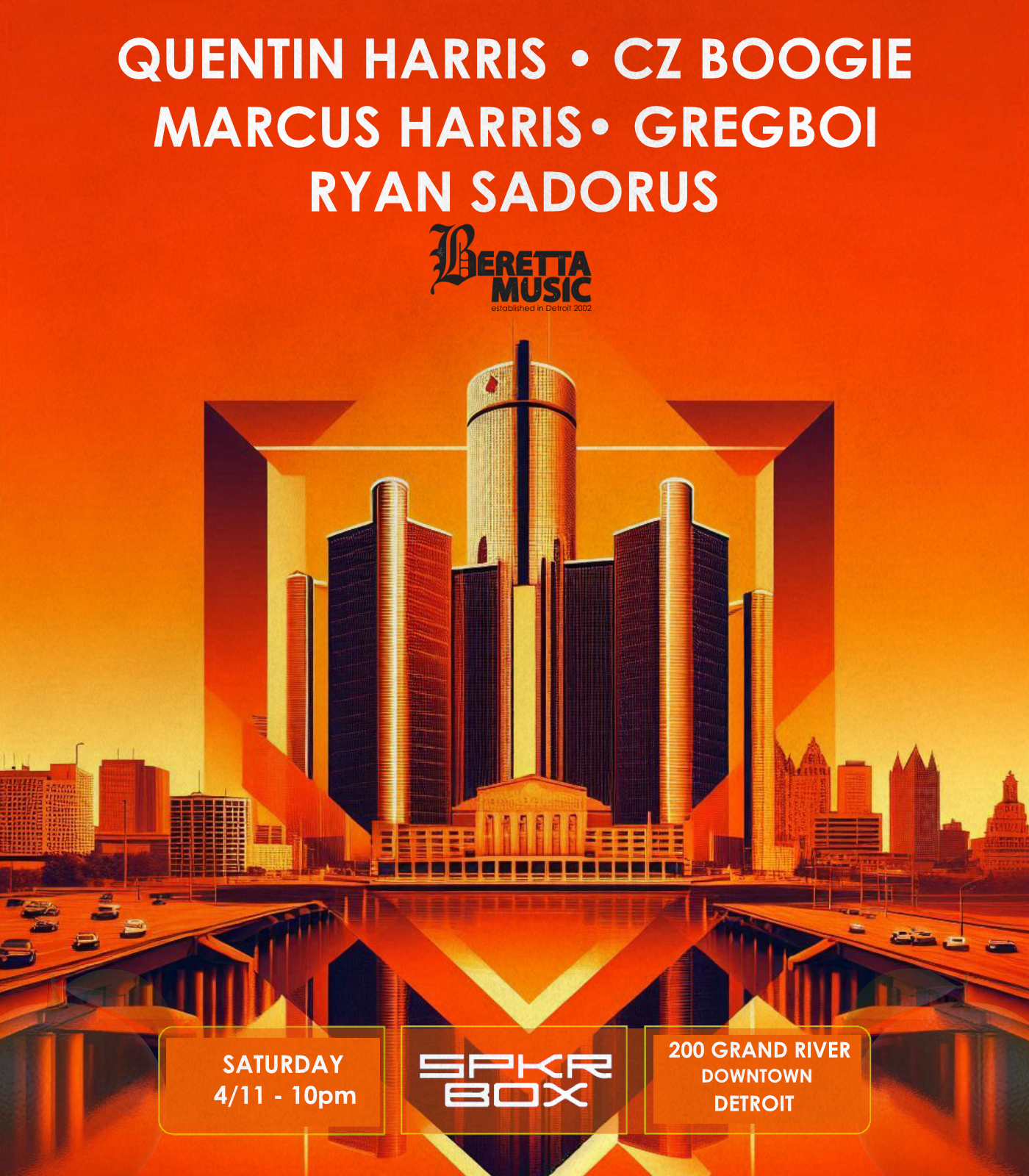 BerettaMusic and Friends - Quentin Harris, CZ BOOGIE, MARCUS HARRIS, Gregboi, Ryan Sadorus