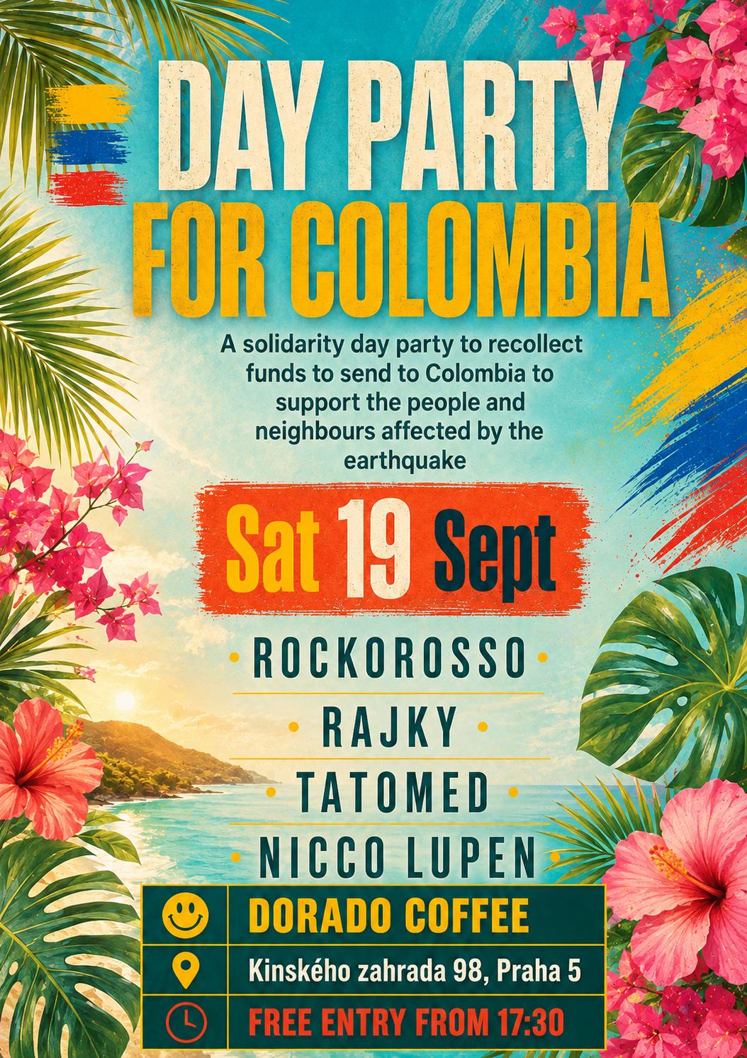 DAY PARTY FOR COLOMBIA