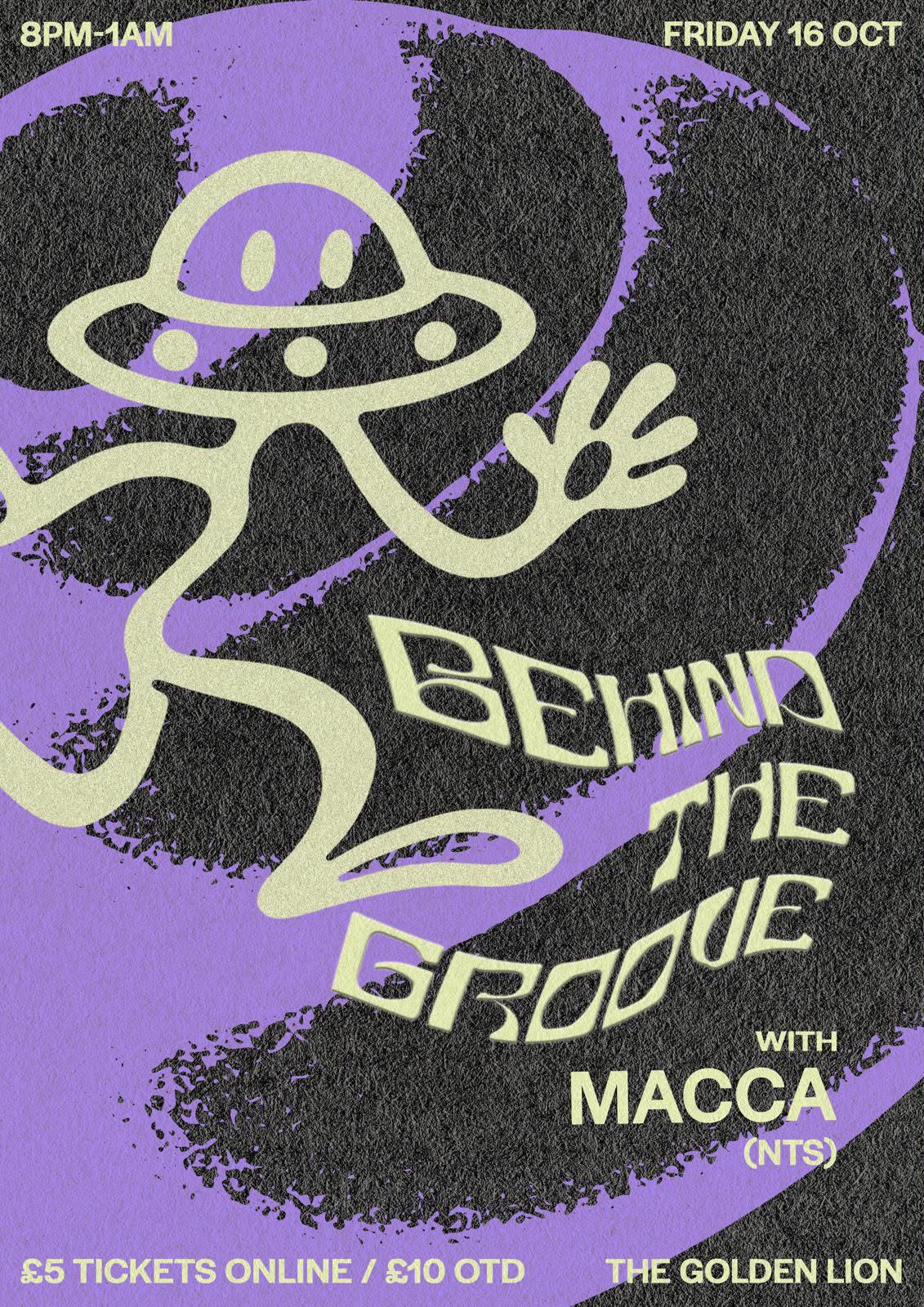 Behind the Groove with Macca at The Golden Lion, Todmorden