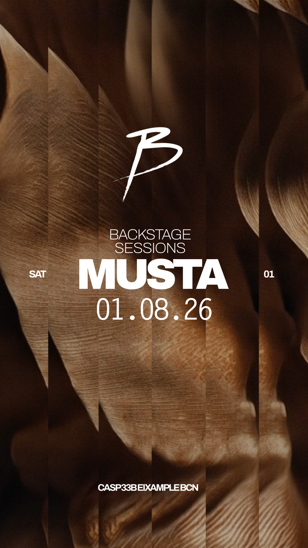 Backstage pres. Musta