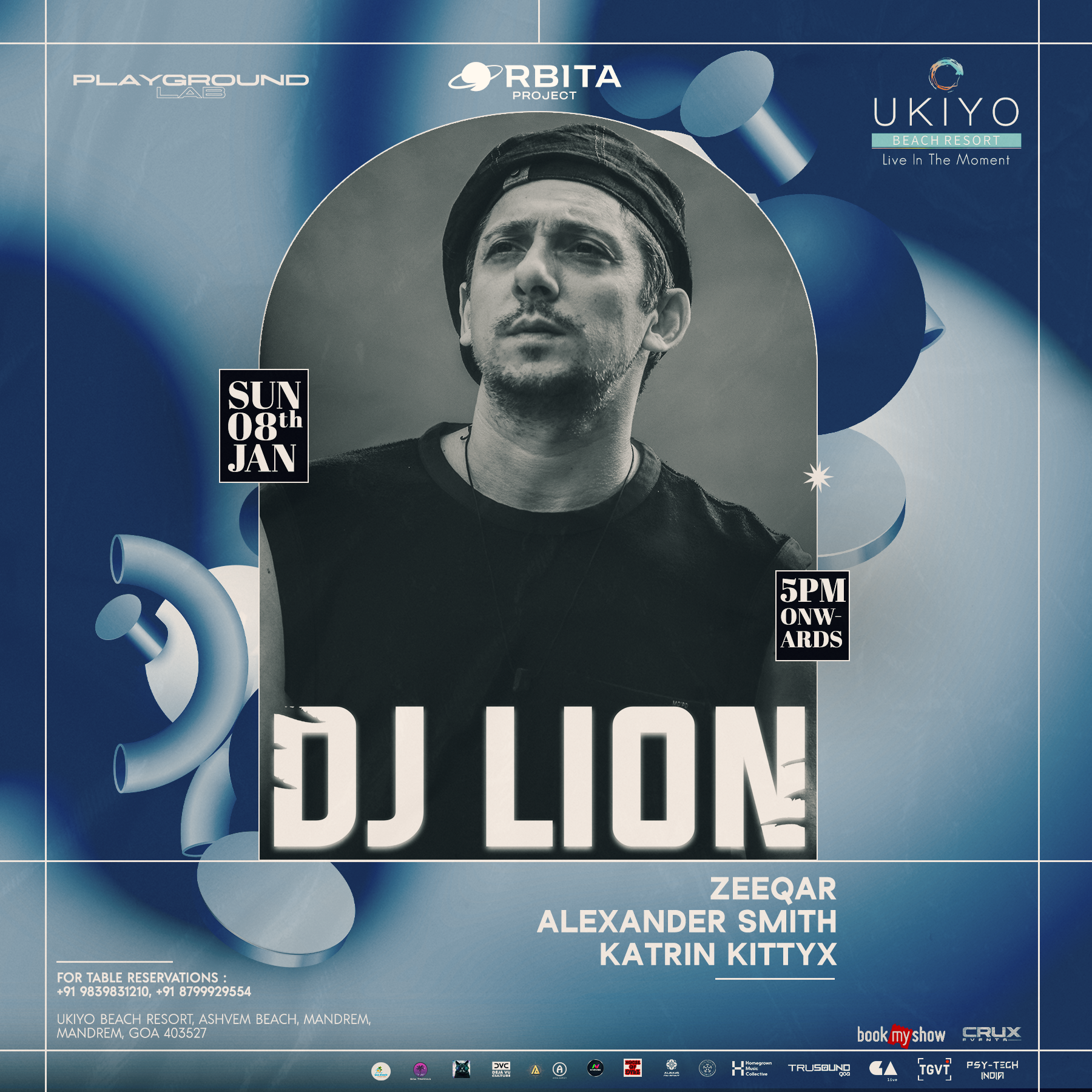 DJ Lion Live at Ukiyo Beach Resort Techno Lounge Goa