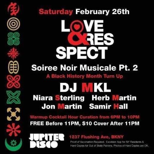 Love Respect Soiree Noir Musicale Pt. 2 A Black History Month