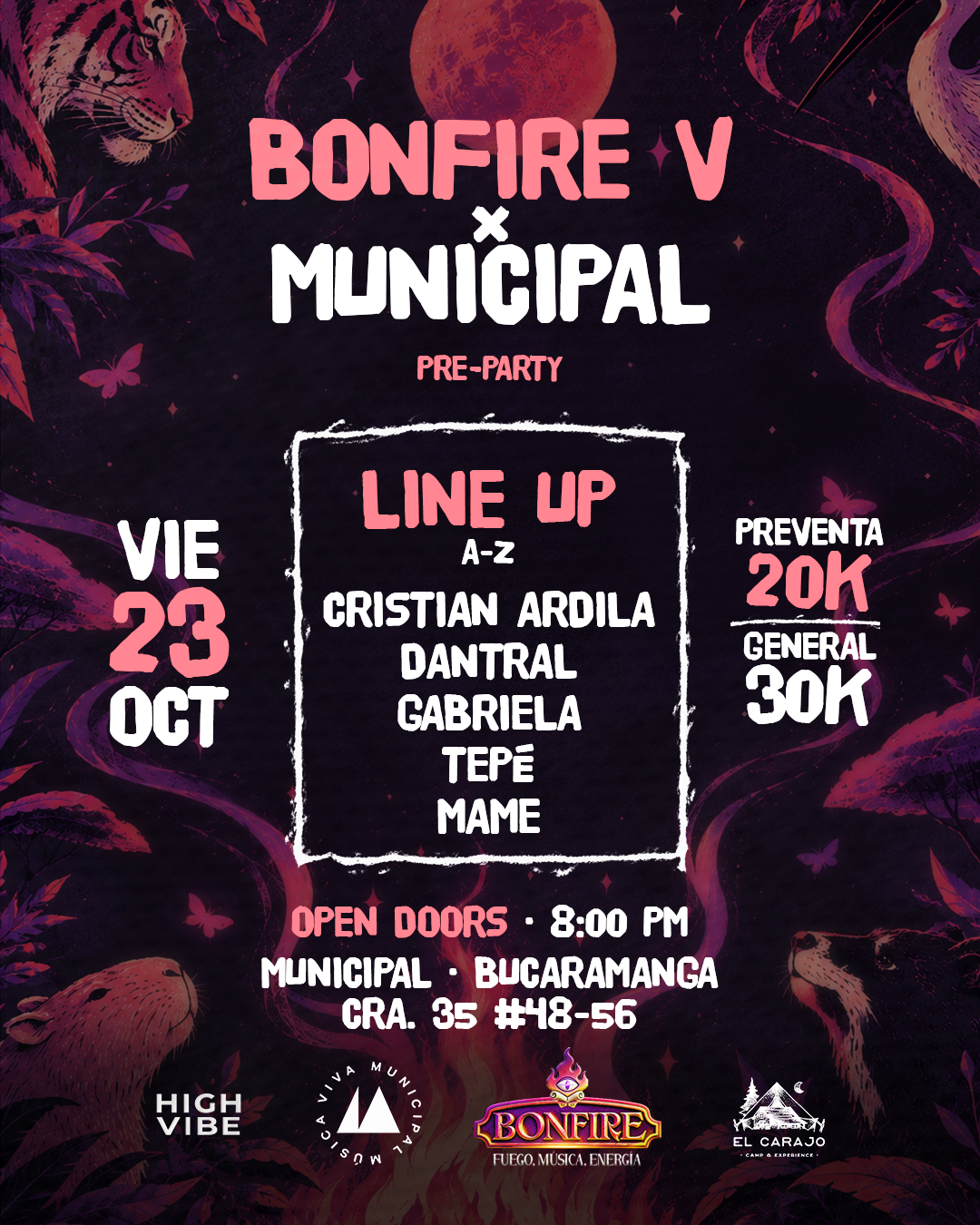 Bonfire FESTIVAL 5 x MUNICIPAL : Activación oficial del festival