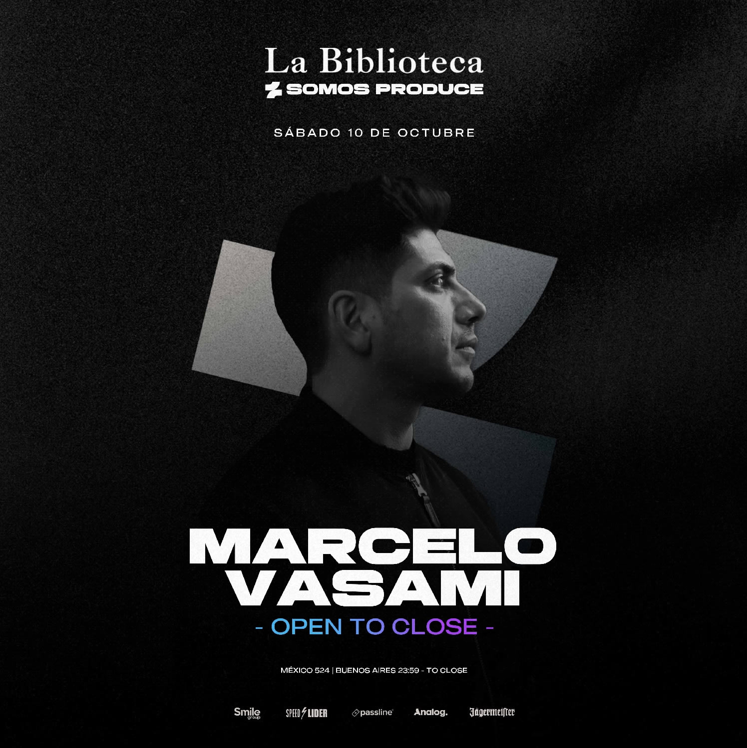 Marcelo Vasami - Somos Produce, La Biblioteca - ALLMusicParties