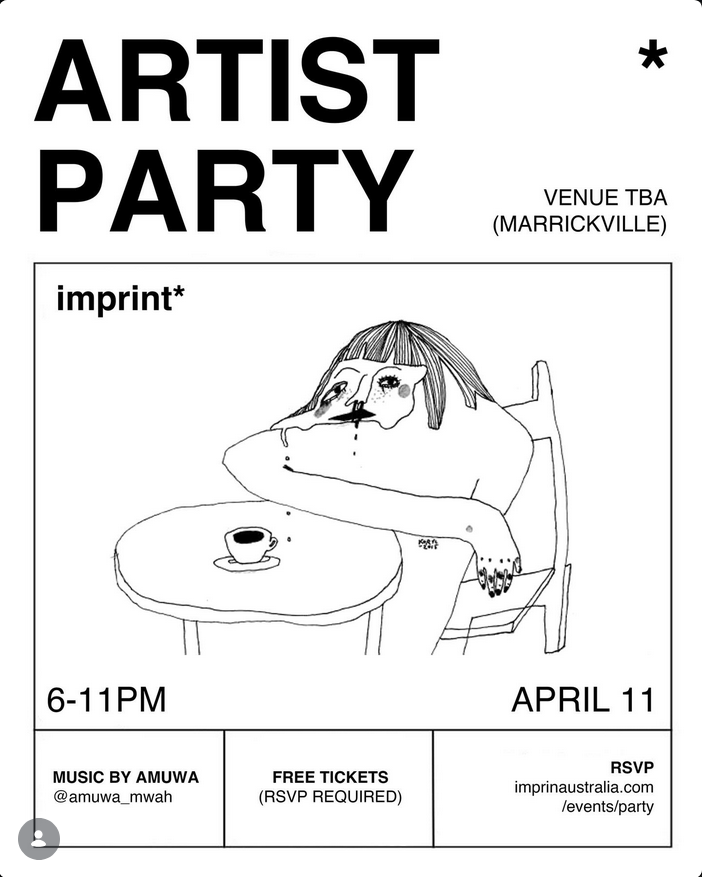 Imprint Artist Party with Amuwa