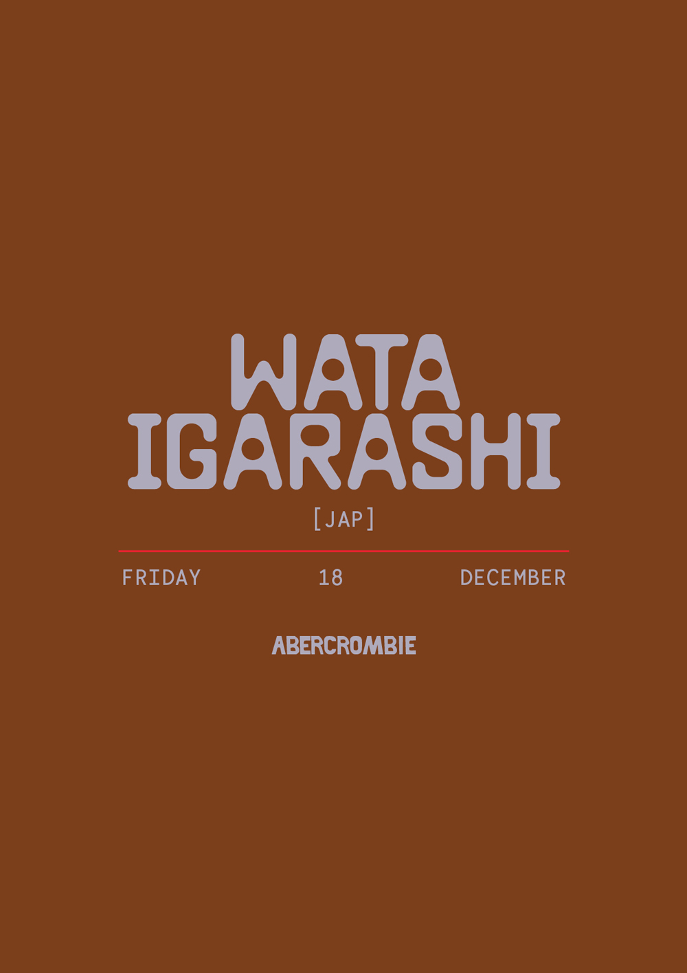 Abercrombie Pres. Wata Igarashi [Jap]