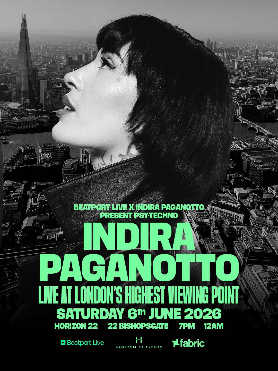 Indira Paganotto presents Psy-Techno at Horizon 22