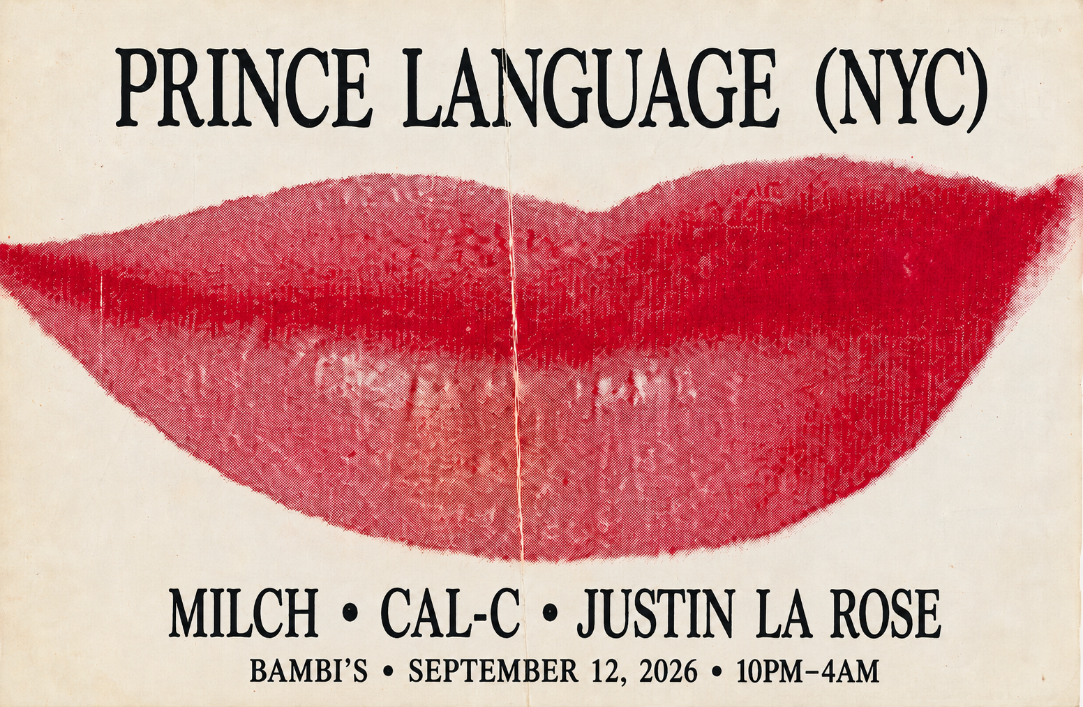 Sem Forma presents: Prince Language (NYC) w Milch, Cal-C & Justin La Rose