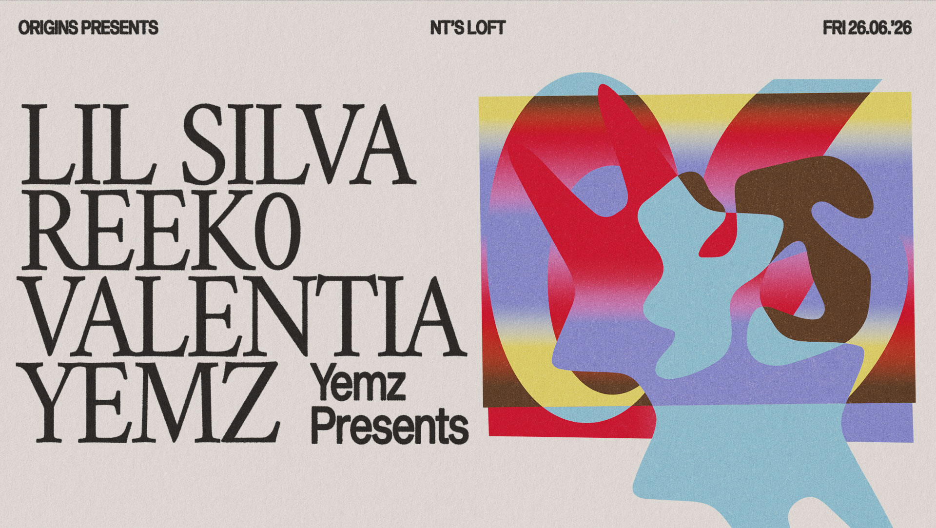 Origins: Yemz presents Lil Silva, Reek0 & Valentia