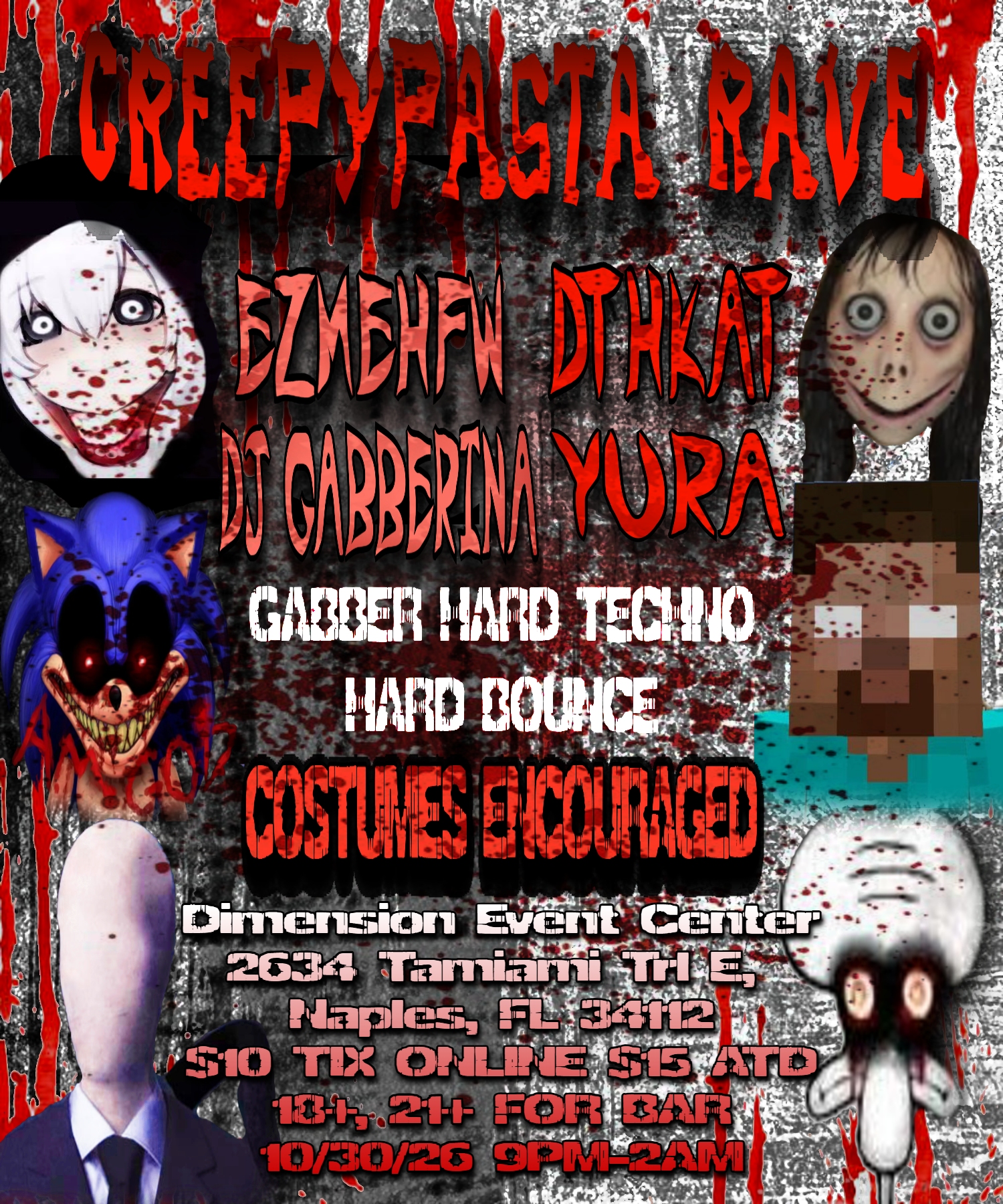 CREEPYPASTA RAVE