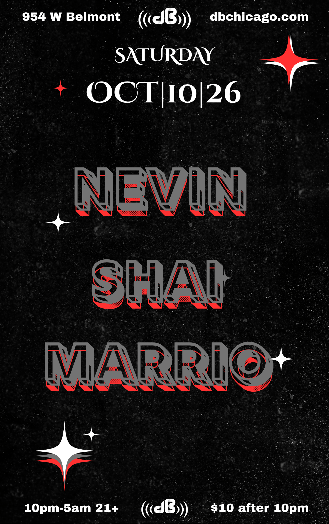 Shai, Marrio & Nevin at dB