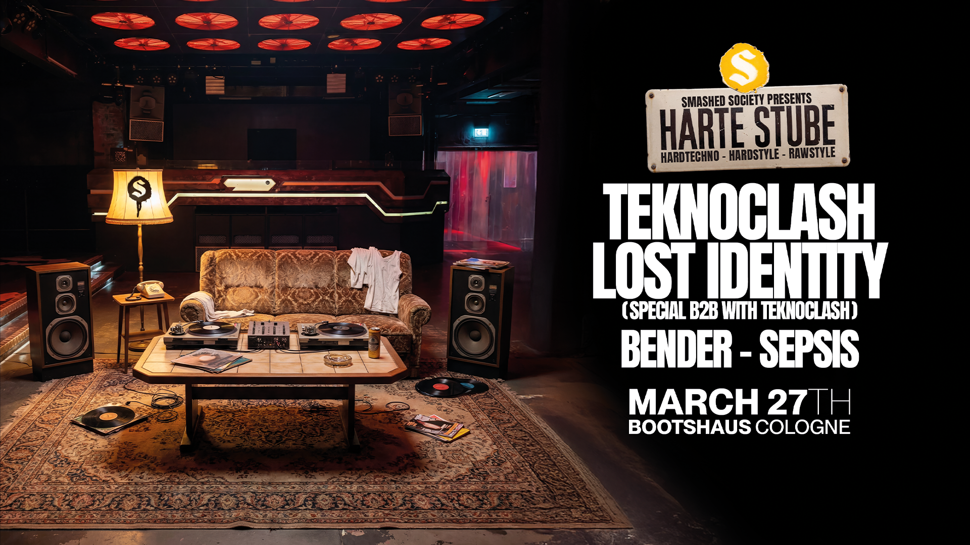 HARTE STUBE pres. by Bootshaus & Smashed Society